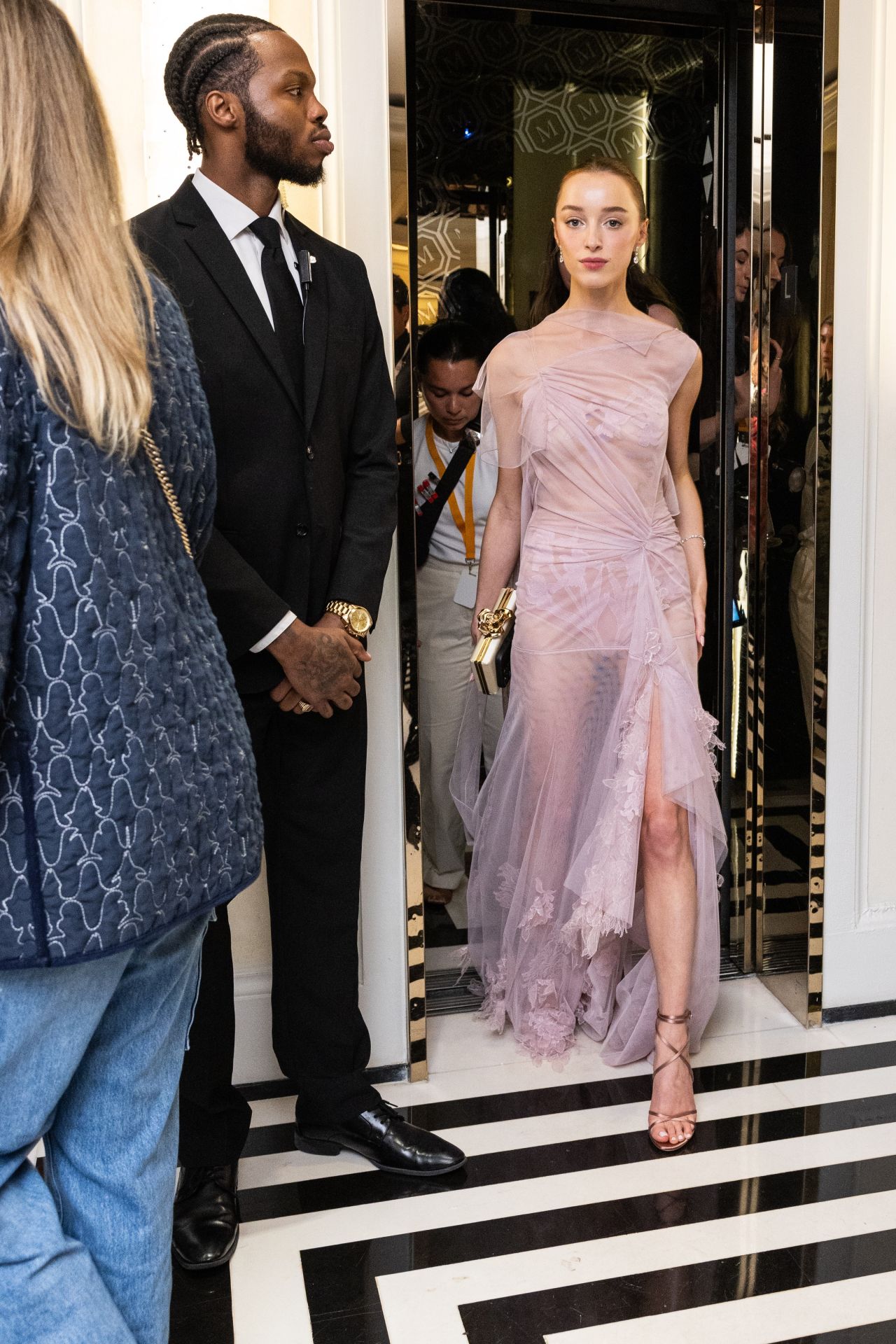 Phoebe Dynevor Makes History at Met Gala 2024 in Victoria Beckham Creation in New York08